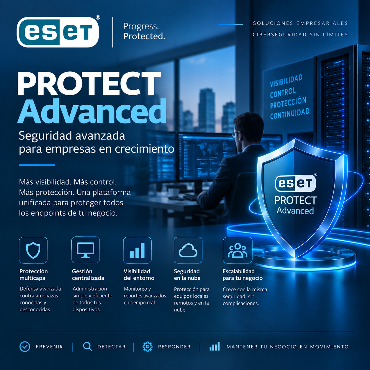 ESET PROTECT Advanced 5 Licencias